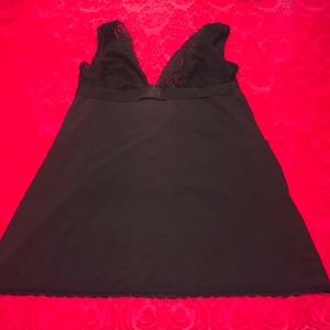 Etam Sexy, a Classic Black and Lace Nightgown from Paris